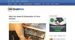 Desktop Screenshot of grebweb.com